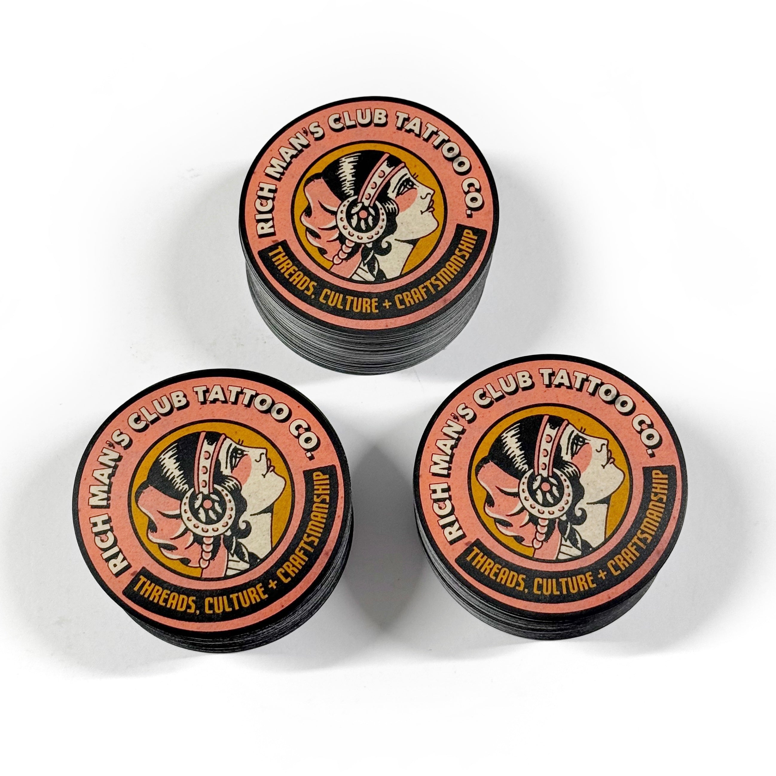 Custom Die Cut Circle Stickers