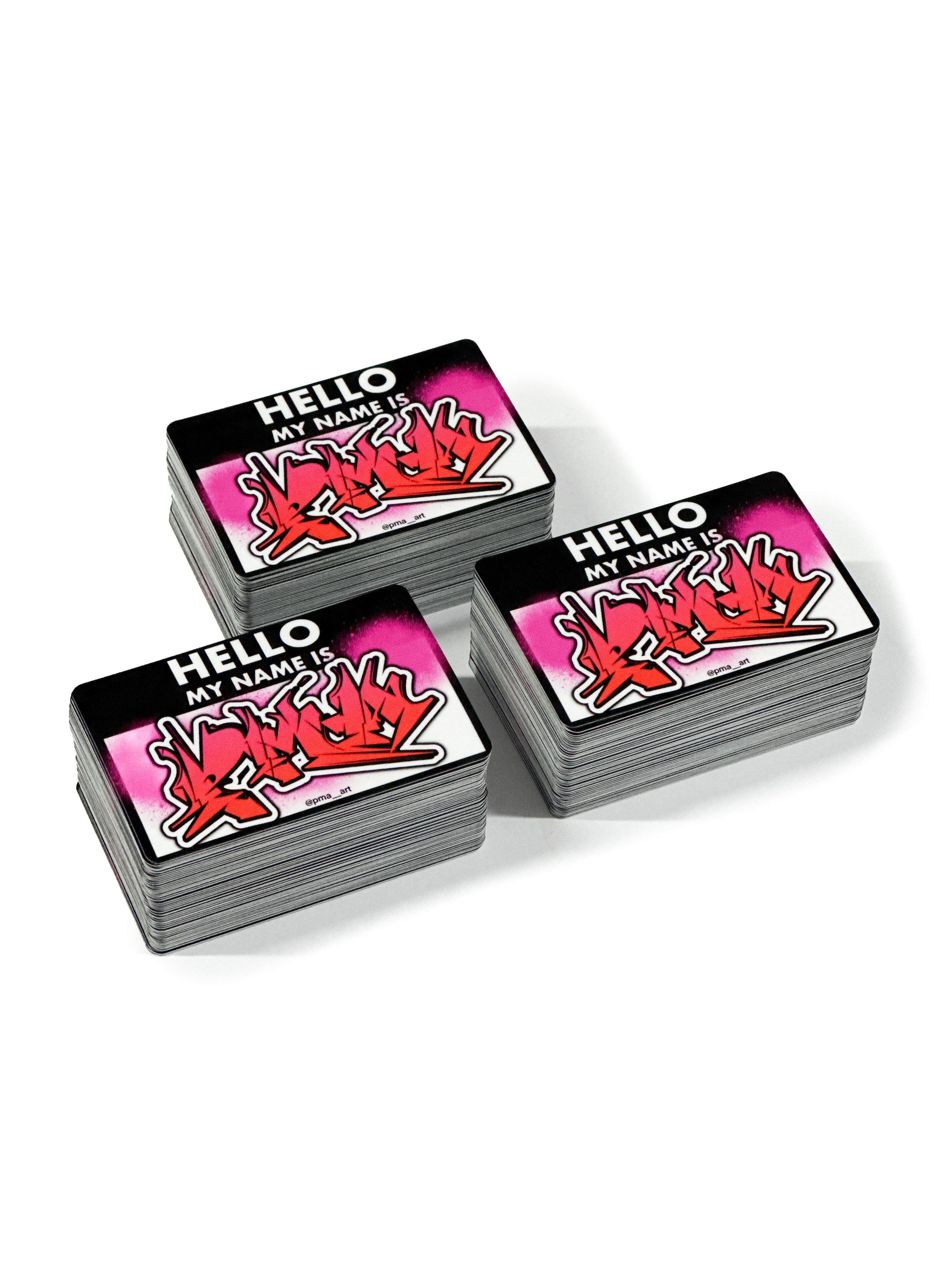 Custom Die Cut Rectangle Stickers