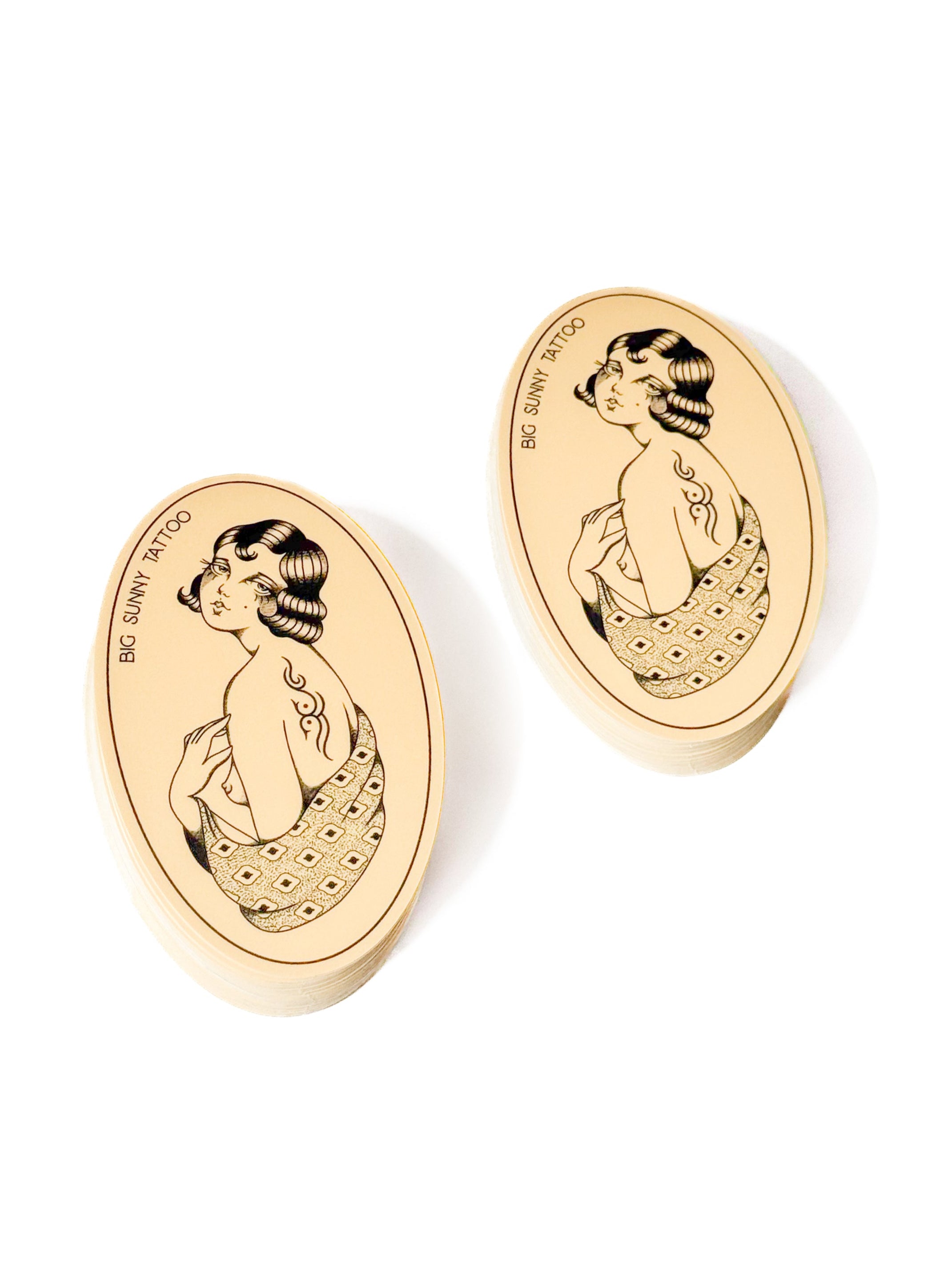 Custom Die Cut Oval Stickers