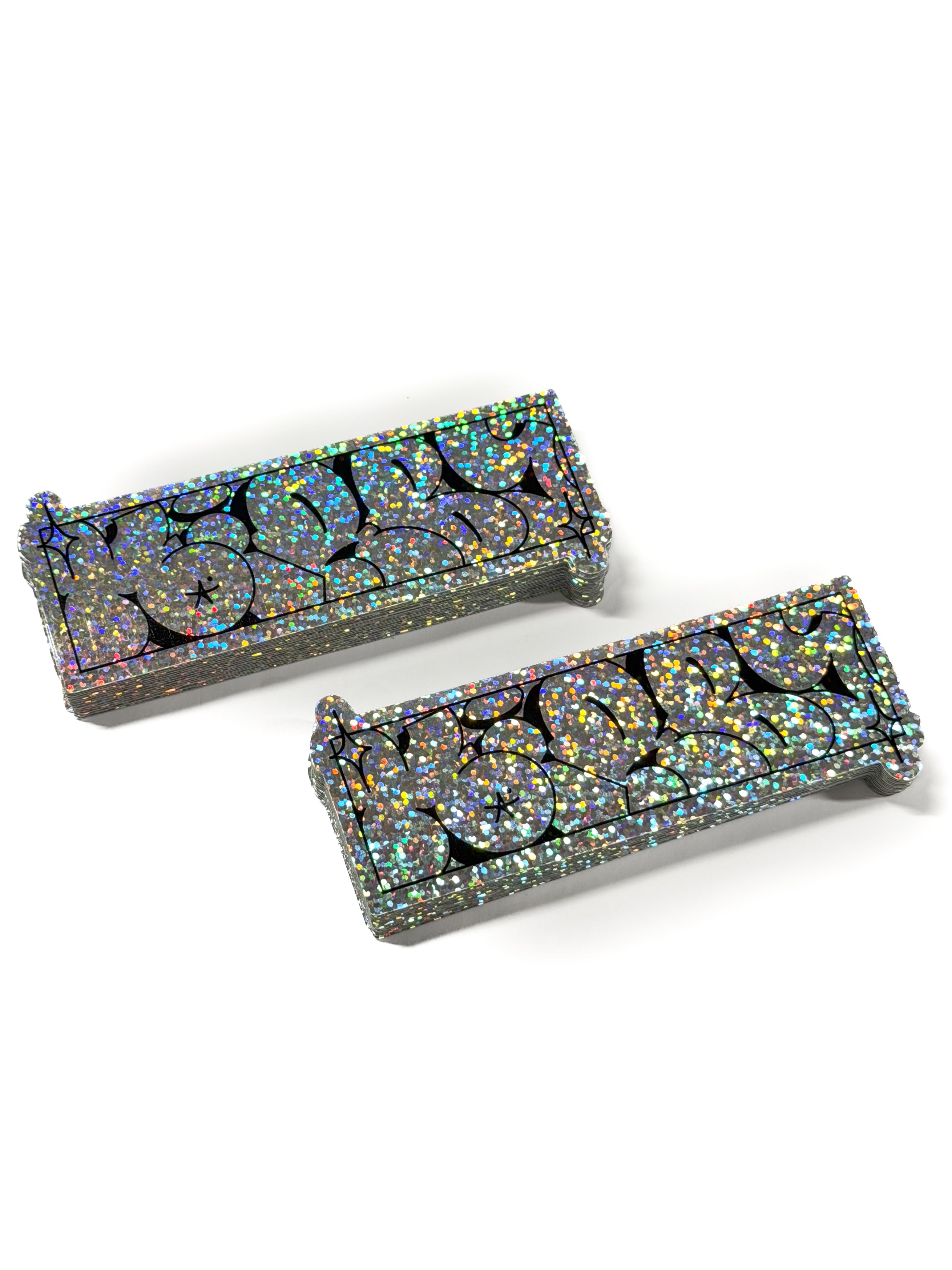 Holographic Glitter Die Cut Stickers