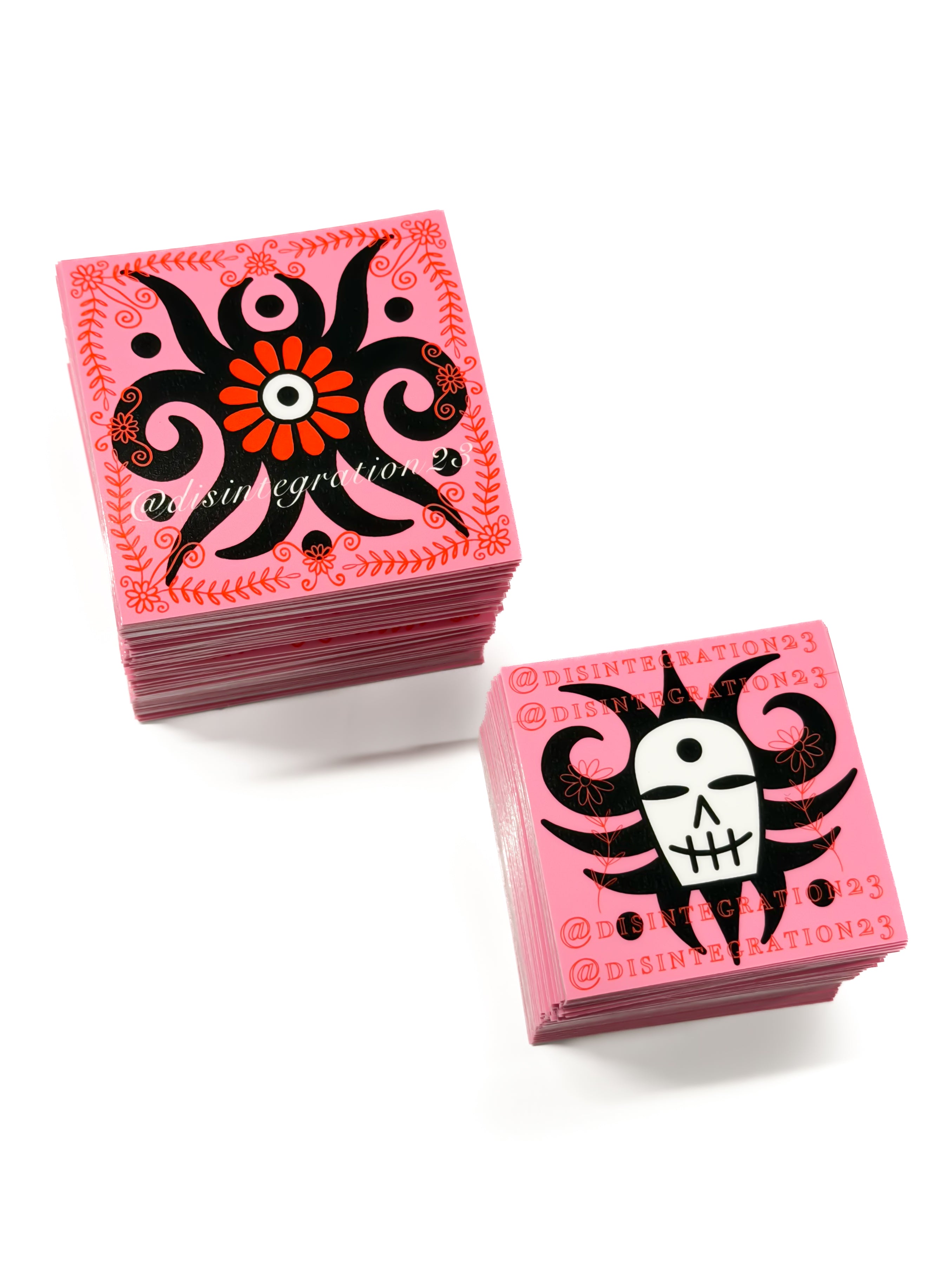 Custom Die Cut Square Stickers