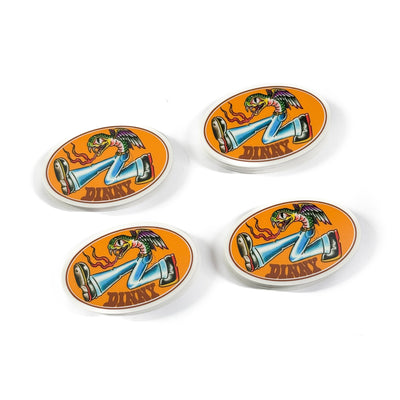 Custom Die Cut Oval Stickers