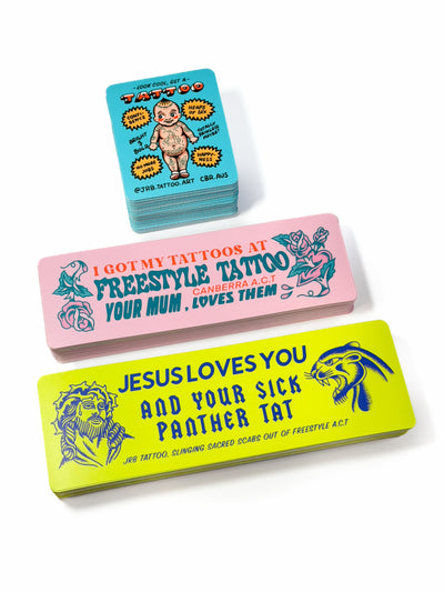 Custom Die Cut Rectangle Stickers