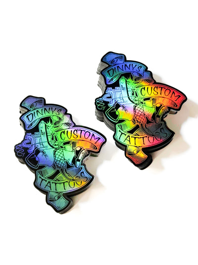 Holographic Die Cut Stickers