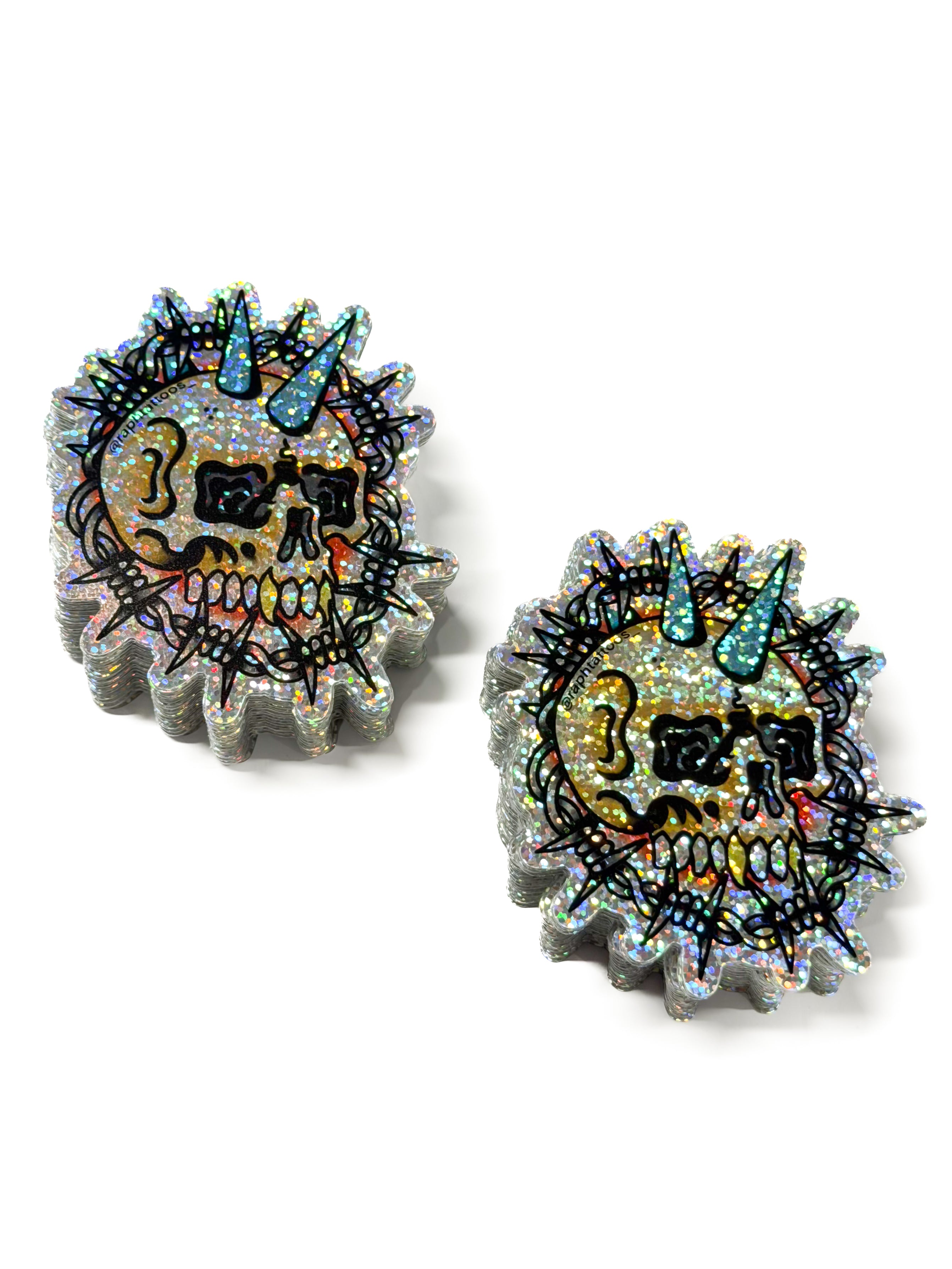 Holographic Glitter Die Cut Stickers