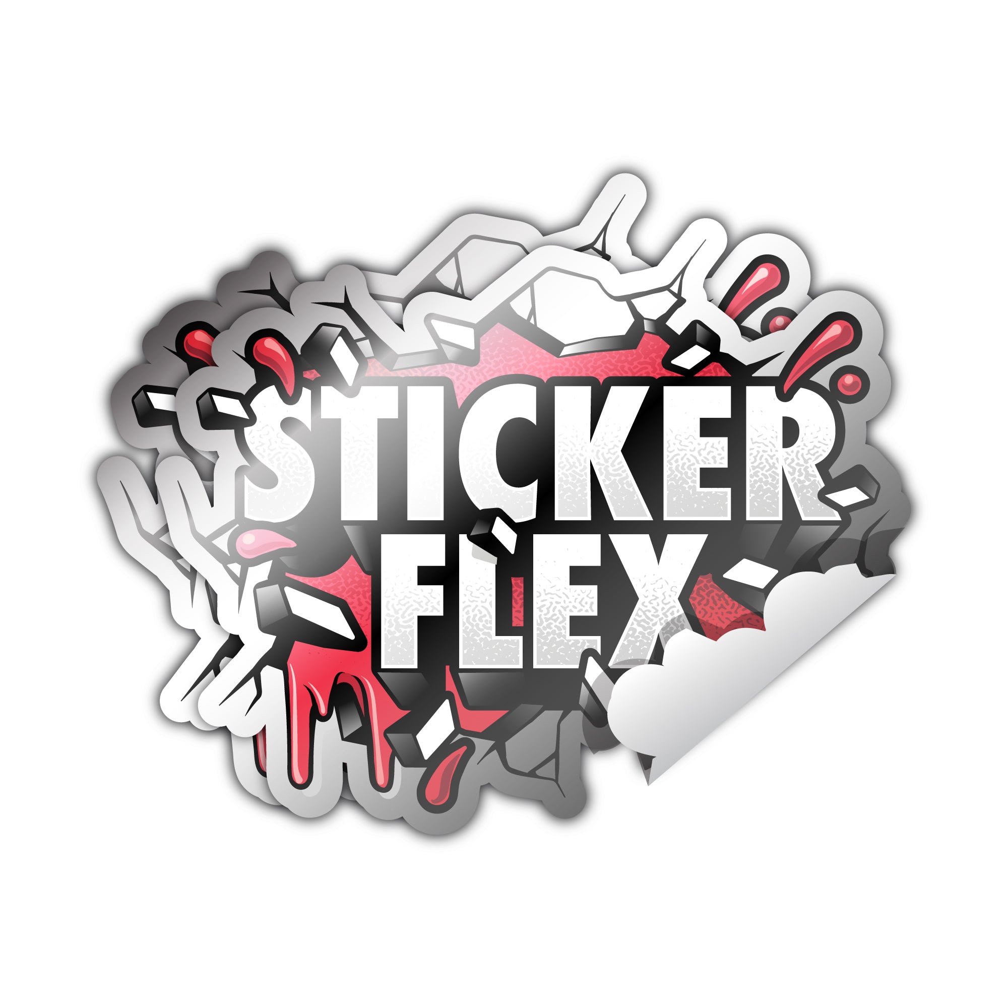 Chome Die Cut Stickers