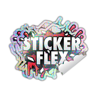Holographic Glitter Die Cut Stickers
